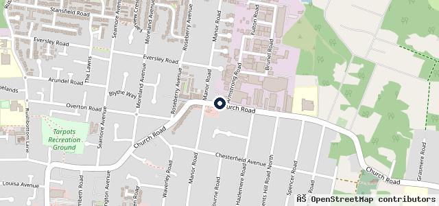Map showing the location of Castle Point Motors Ltd