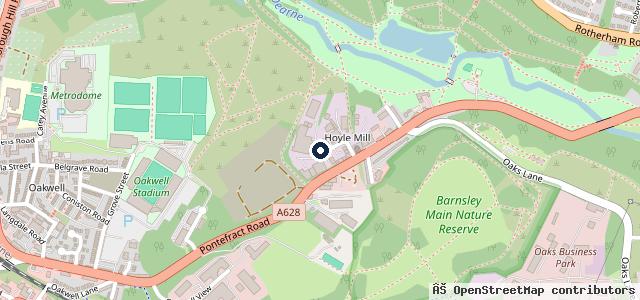 Map showing the location of United Lincolnshire Hospitals NHS Trust - ULHT | Lincoln
