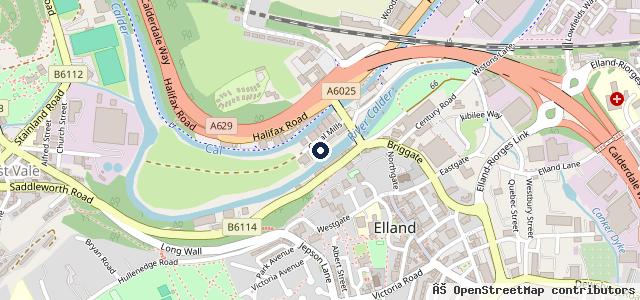 Map showing the location of Bridgefield Garage