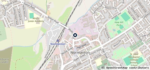 Map showing the location of B S B Normanton Ltd