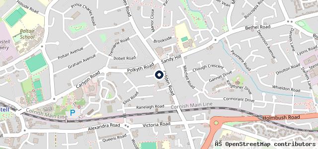 Map showing the location of Lytton place garage