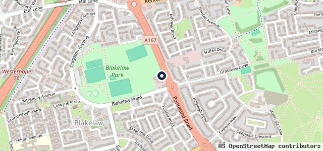 Map showing the location of M &amp; S Car Sales | Newcastle upon Tyne