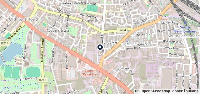 Map showing the location of General Autos