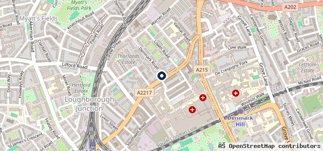 Map showing the location of Phillip's Auto Repairs