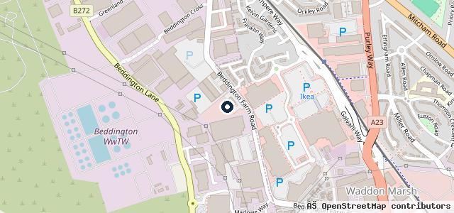 Map showing the location of D.A.K. Cars Ltd