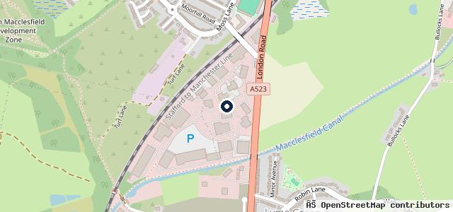 Map showing the location of Group 1 Volkswagen Macclesfield | Macclesfield
