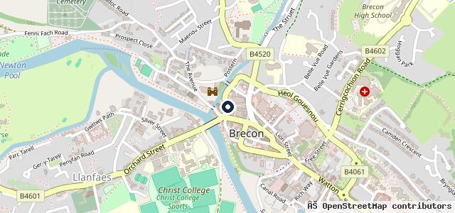 Map showing the location of J & P Engineering (Powys) Ltd
