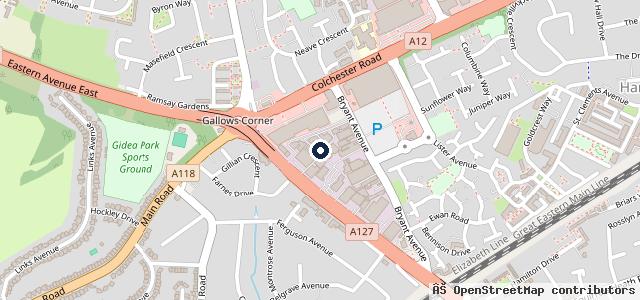 Map showing the location of In Front Autos Ltd | Romford