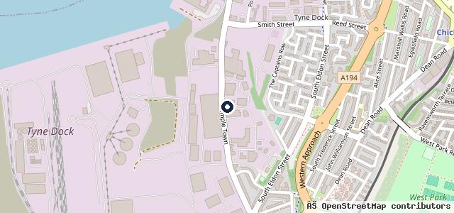 Map showing the location of B R G Auto Motive