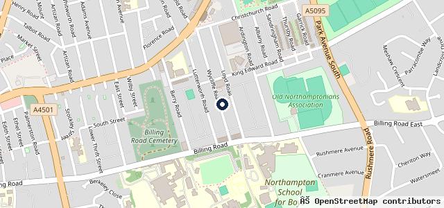Map showing the location of Heeley Alden Ltd