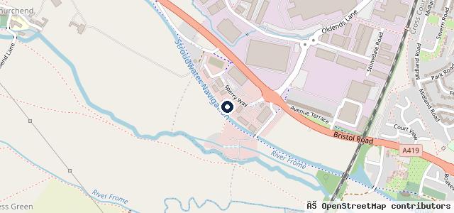 Map showing the location of Millwood Cotswold Caterham | Dursley