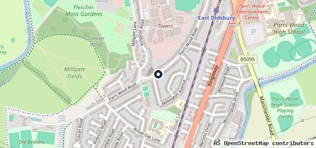 Map showing the location of Manchester Car Spa
