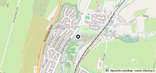 Map showing the location of Dene Garage (Greenfield) Ltd