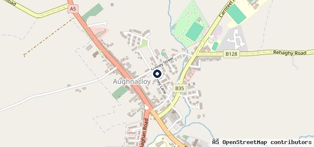 Map showing the location of DEREK LOANE MOTORS | Aughnacloy