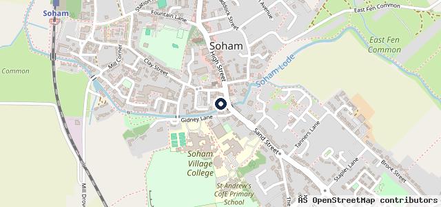 Map showing the location of Crown Garage Isuzu & Honda