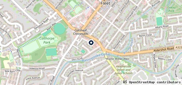 Map showing the location of Fleet Car Sales | Fleet