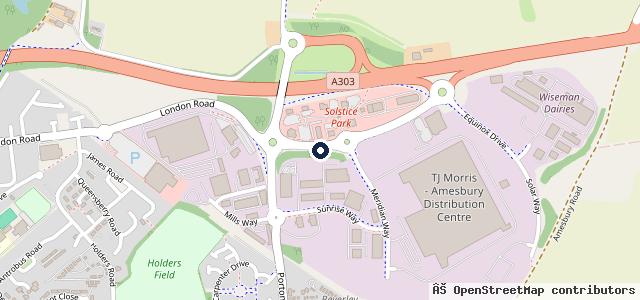 Map showing the location of Hideaway Garage Ltd | Amesbury