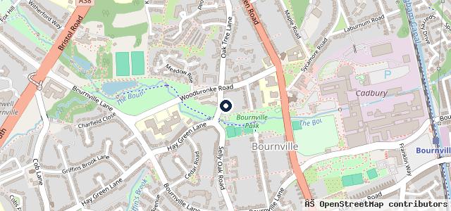 Map showing the location of Wards Garage Bournville Ltd