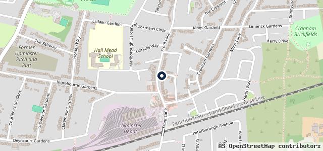 Map showing the location of Cranham Garage Service & M.o.t Center
