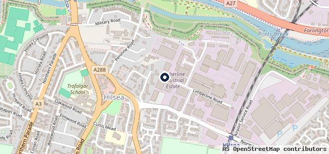 Map showing the location of Hilsea MOT Centre Ltd