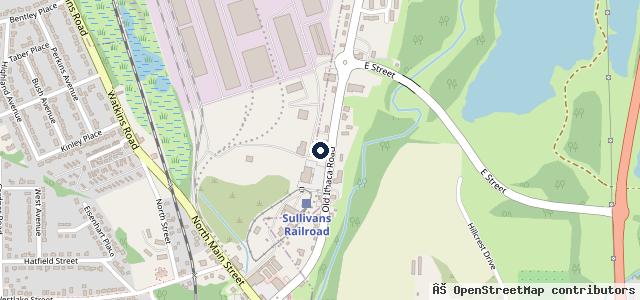 Map showing the location of Parmenter Automotive