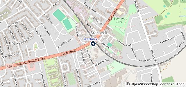 Map showing the location of Pets Corner