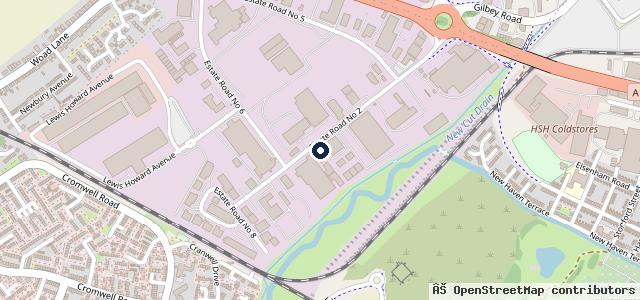 Map showing the location of Chris Gunster