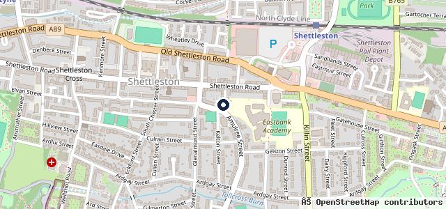 Map showing the location of Autosafe Shettleston