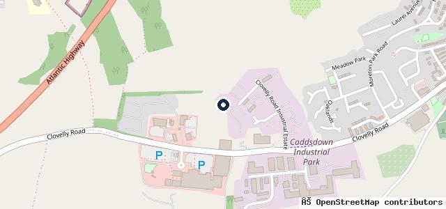 Map showing the location of Littlejohns Fireside