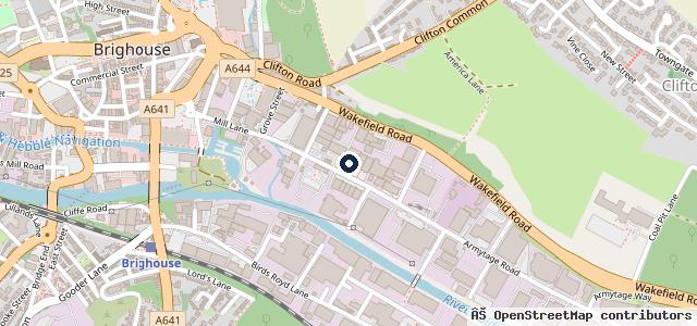 Map showing the location of Central Garage Service, MOT & Bodywork Centre