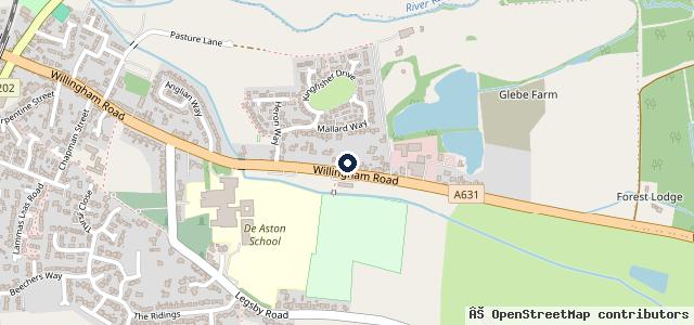 Map showing the location of Duckworth Land Rover