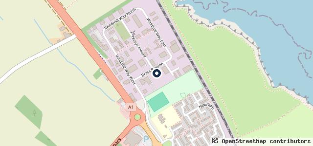 Map showing the location of Vauxhall Tustain Motors Berwick