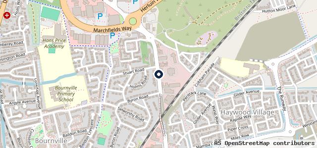Map showing the location of Roy Hart Motors | Weston-super-Mare