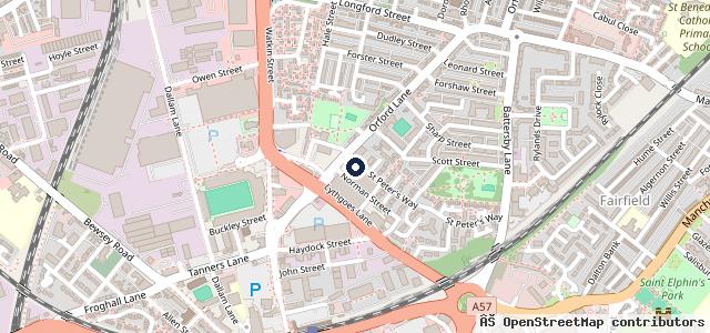 Map showing the location of Motorcare