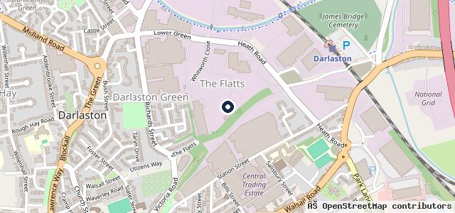 Map showing the location of T L Harvey Ltd