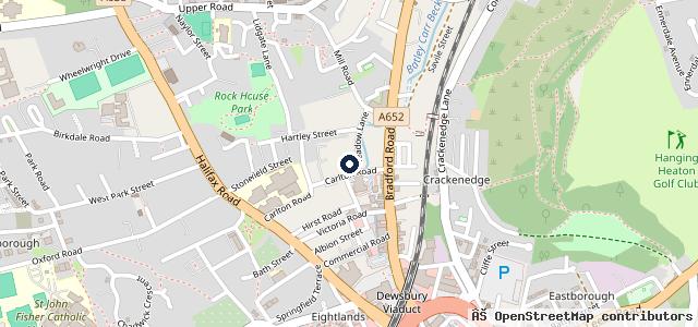 Map showing the location of Service Garage