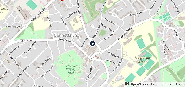 Map showing the location of MOTEST Hemel Hempstead