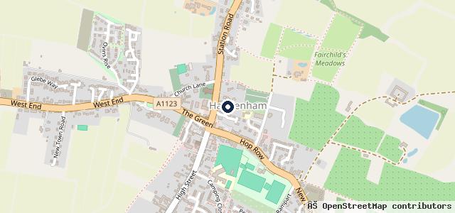 Map showing the location of HRM Motorcars