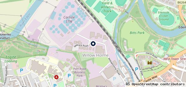 Map showing the location of Harding & Redgewell