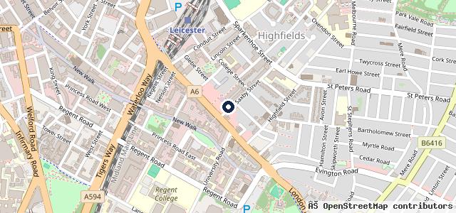 Map showing the location of Hand Car Wash & Tyre