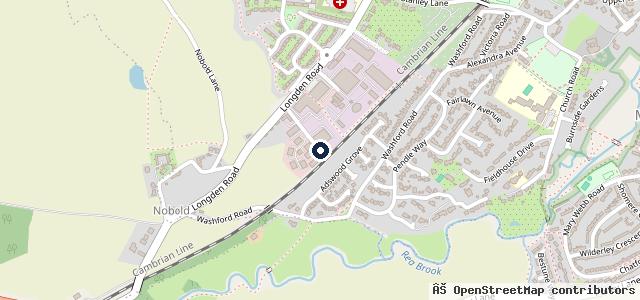 Map showing the location of Specialist Cars Shrewsbury