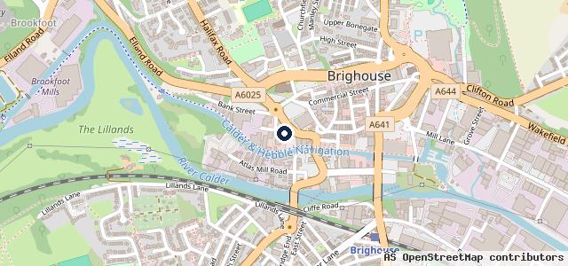 Map showing the location of Bullfold Garage