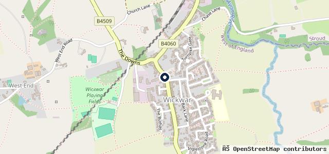 Map showing the location of Wilcox Citroen | Wickwar