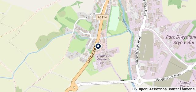 Map showing the location of Herron Services