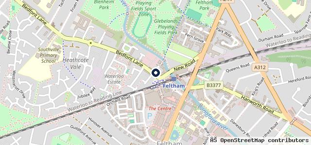 Map showing the location of Feltham Service Centre Limited | Feltham
