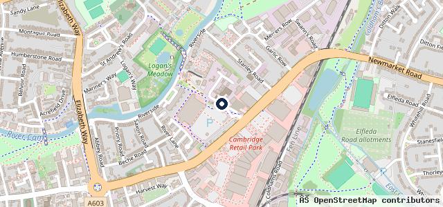 Map showing the location of John Banks Honda Cambridge