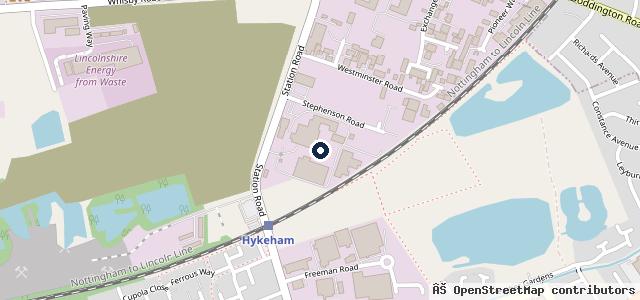 Map showing the location of Lindum Group | Lincoln