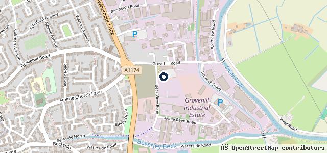 Map showing the location of Beverley Auto Services