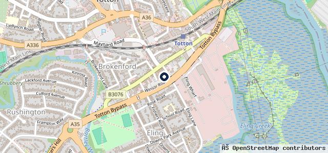 Map showing the location of Emporium Cars