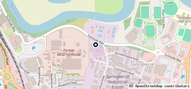 Map showing the location of West End Garage SEAT Stirling